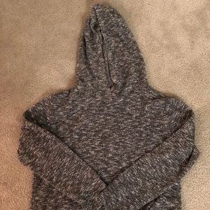 Black n white girls hoodie